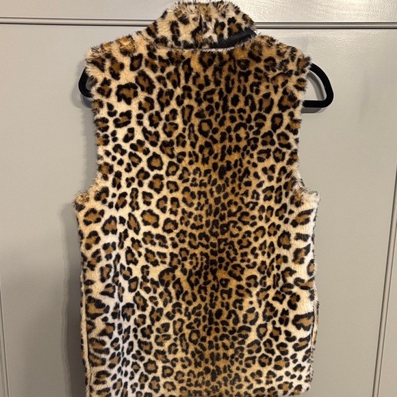 Velvet by Graham & Spencer faux fur cardigan vest S - Picture 6 of 6